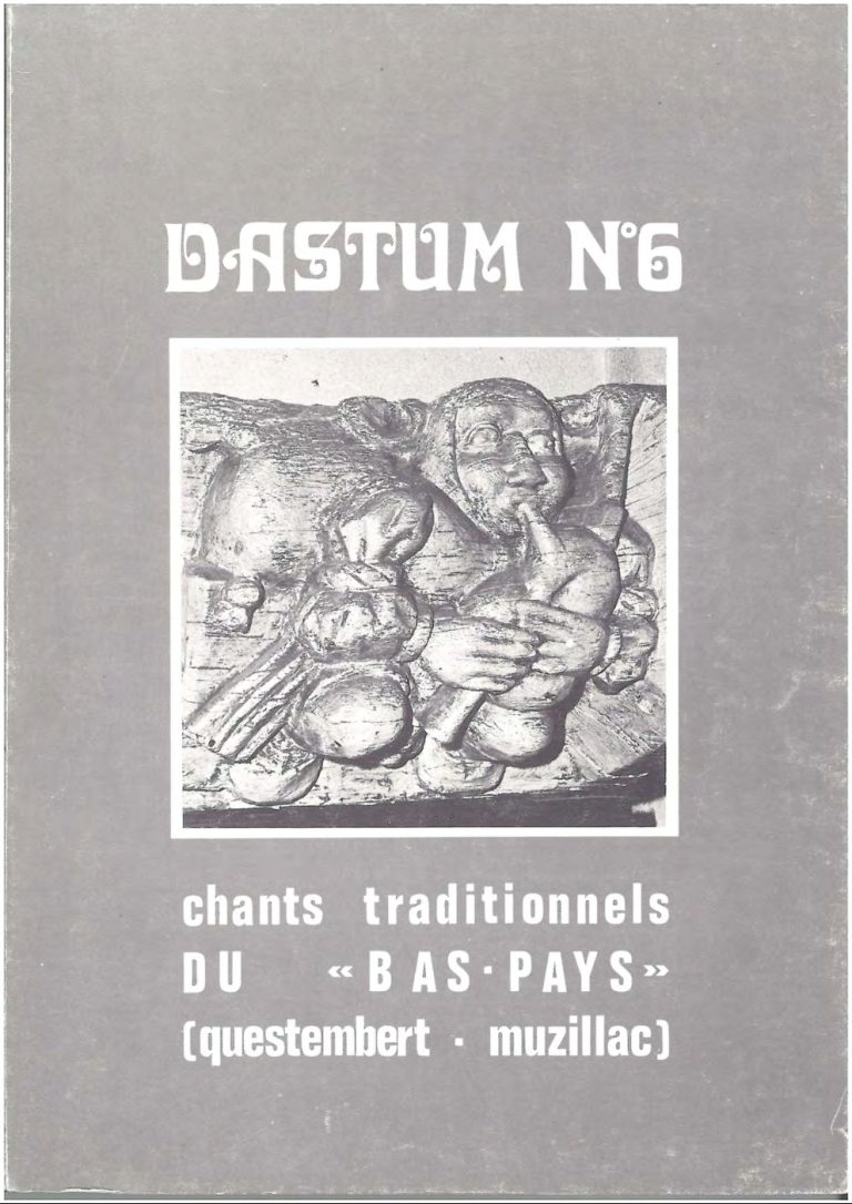 Cahier Dastum Pays d&rsquo;A-Bas