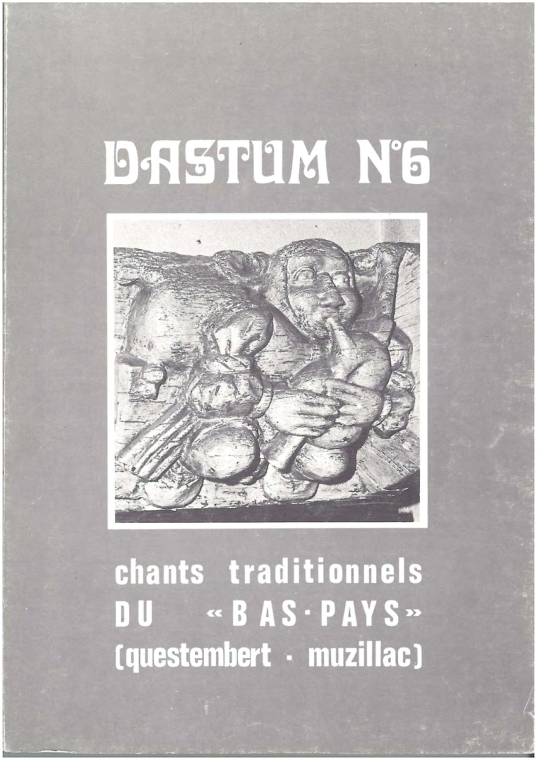 Cahier Dastum Pays d&rsquo;A-Bas